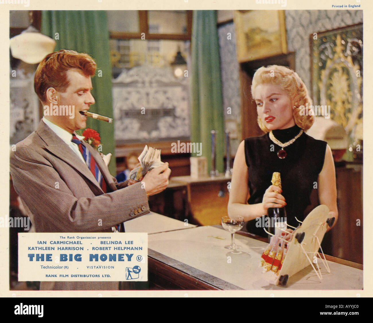 THE BIG MONEY 1958 Rank film with Belinda Lee and Ian Carmichael Stock