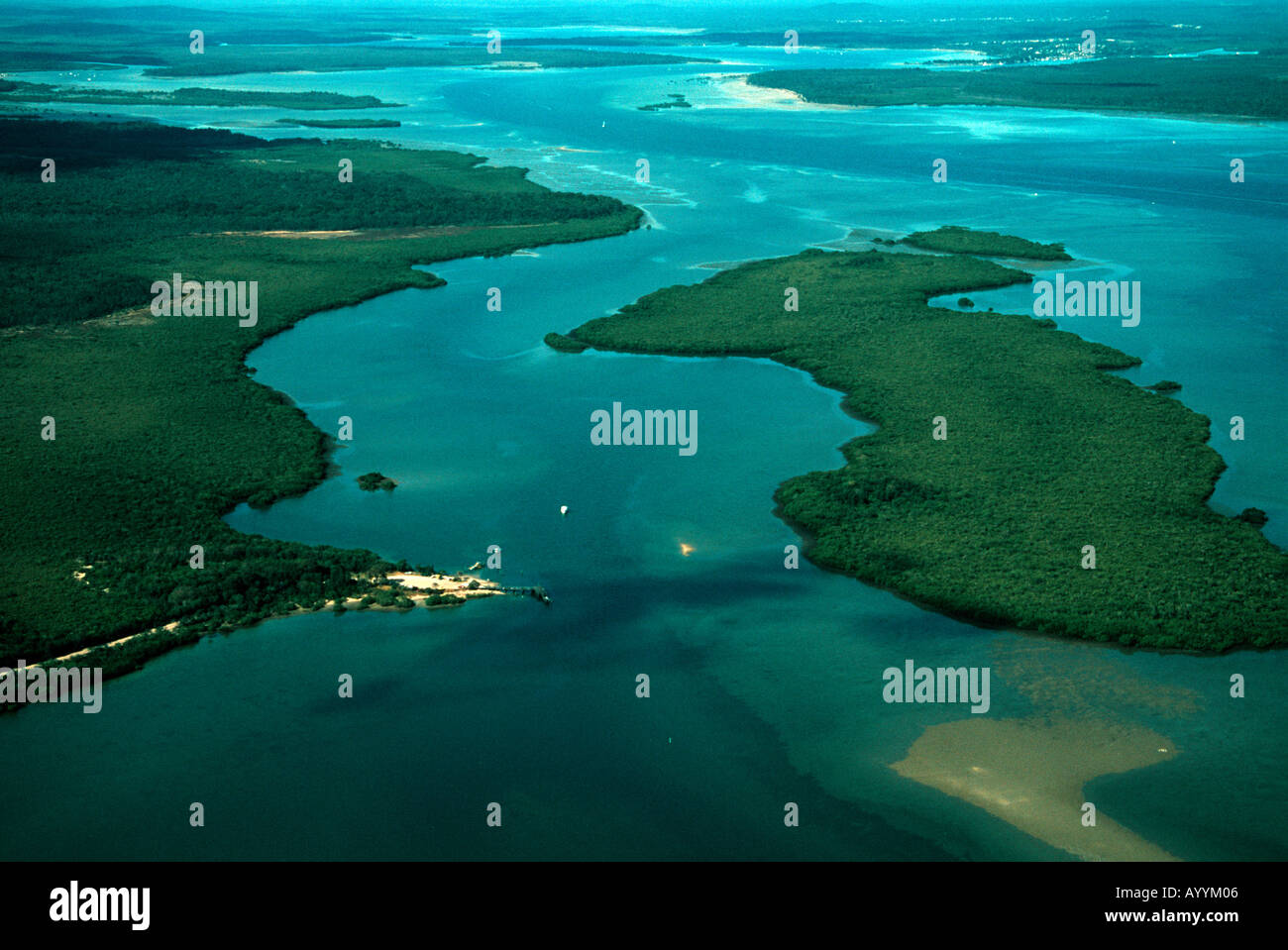 Tin Can Inlet Stock Photo