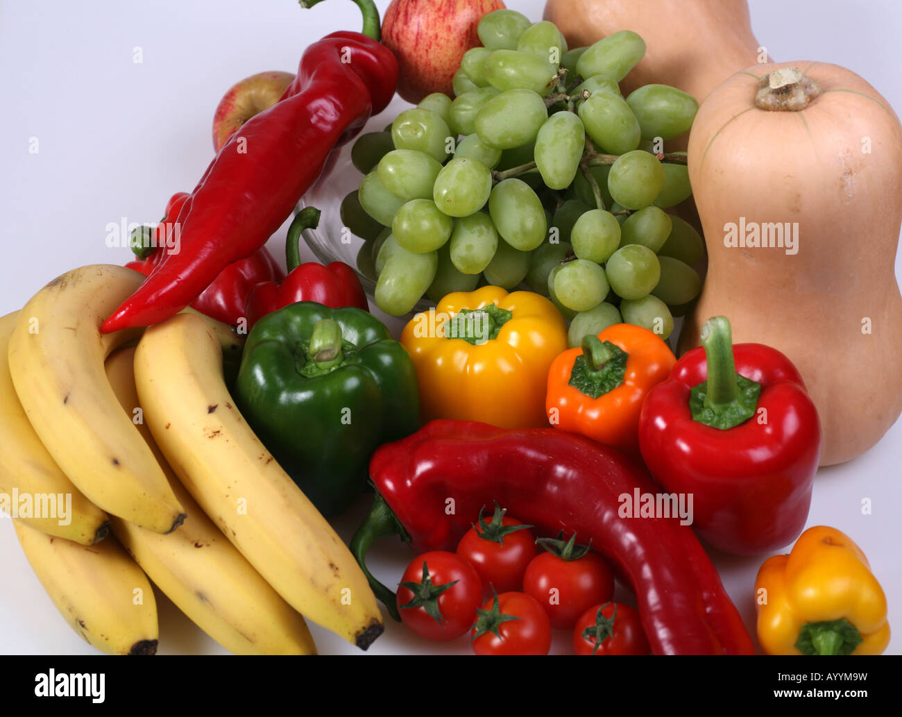 Fruit and Peppers Stock Photo Alamy