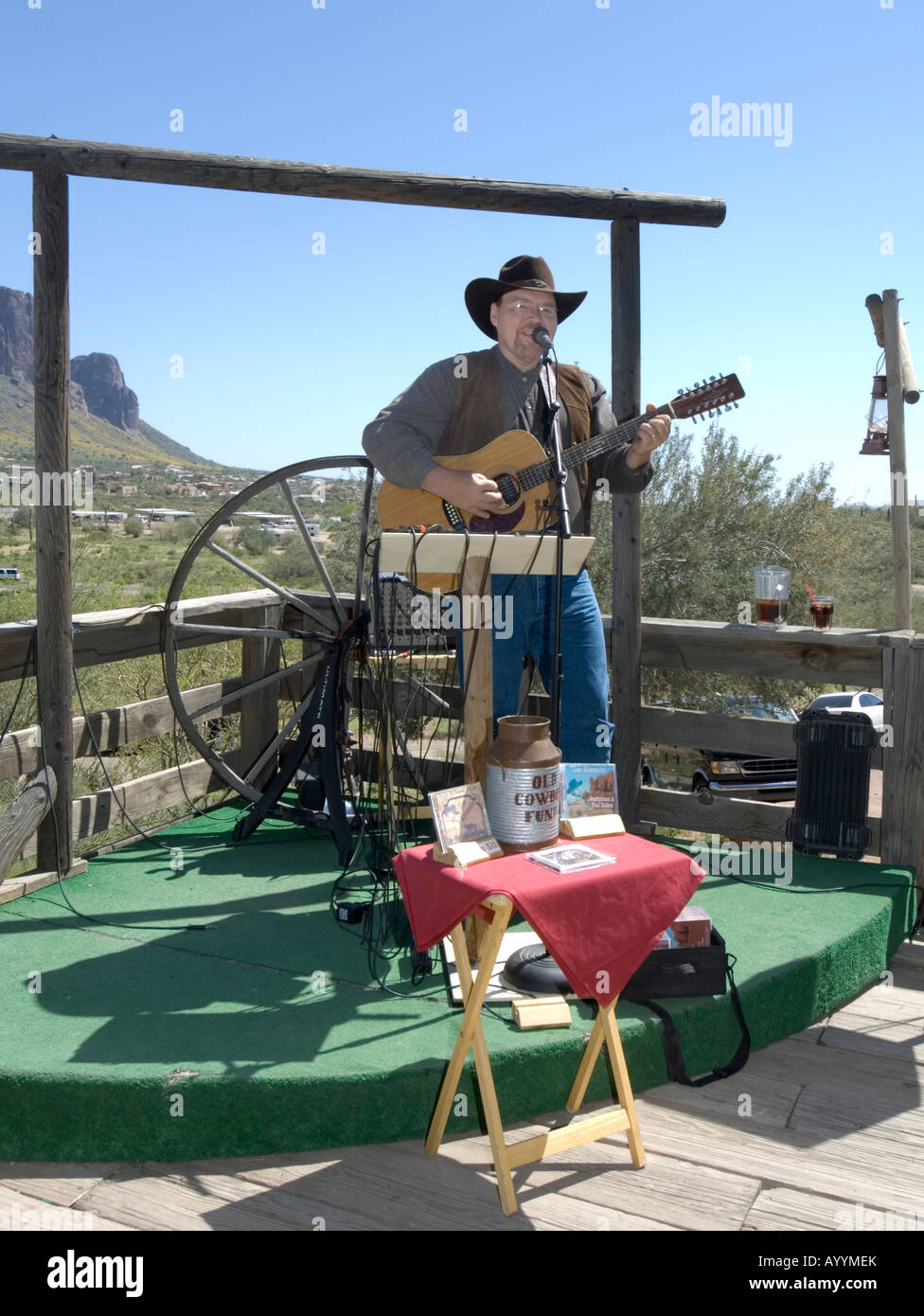Country music singer Arizona USA Stock Photo