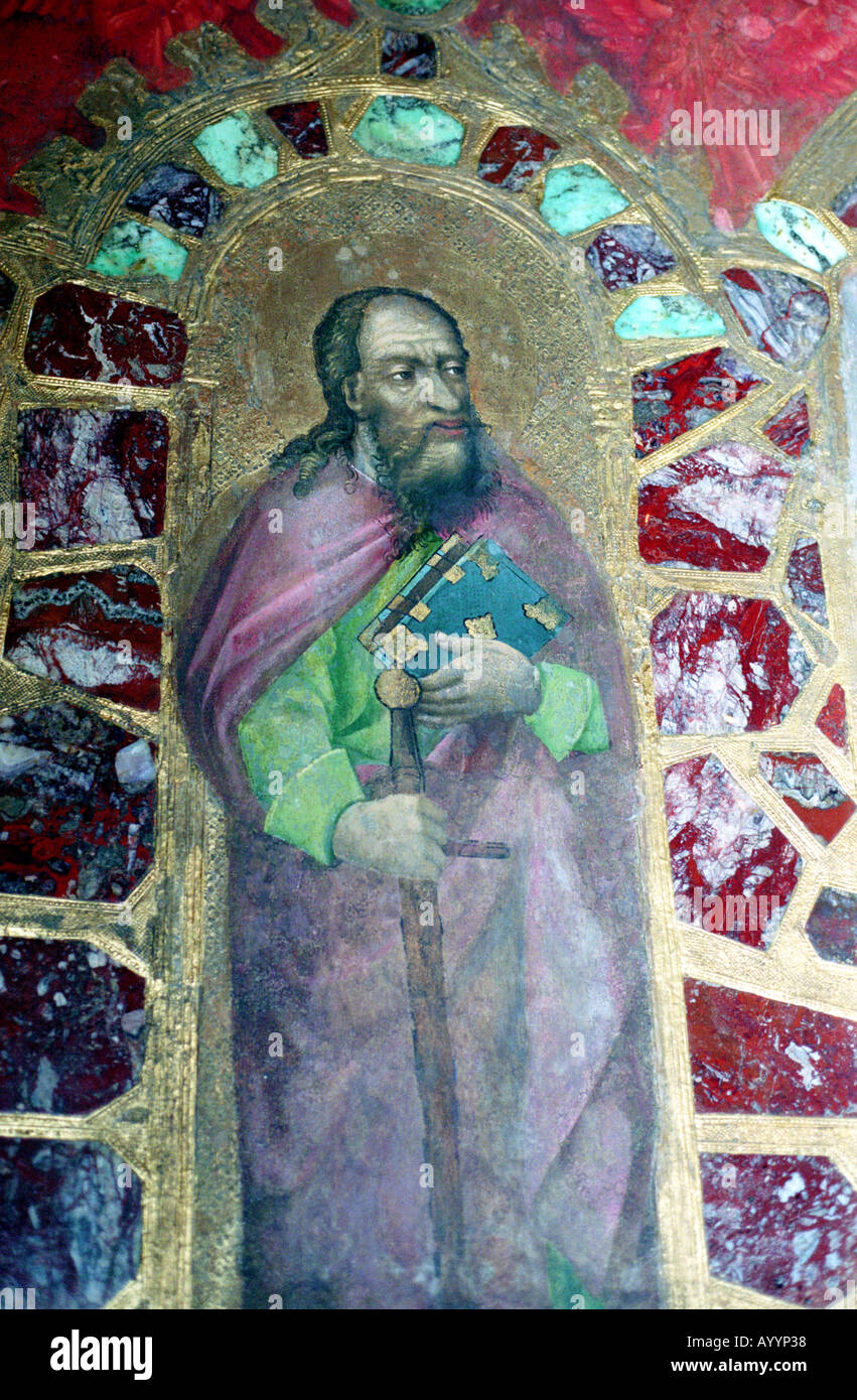 St Wenceslaus chapel St Vitus cathedral Prague Czech Republic Stock