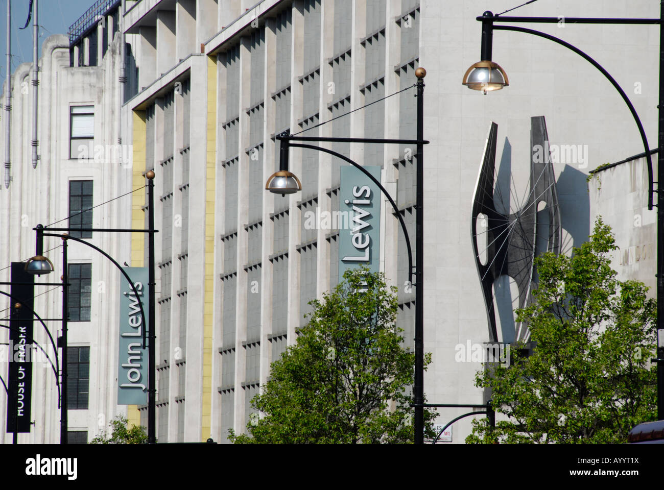 John Lewis department store in Oxford Street London Stock Photo Alamy
