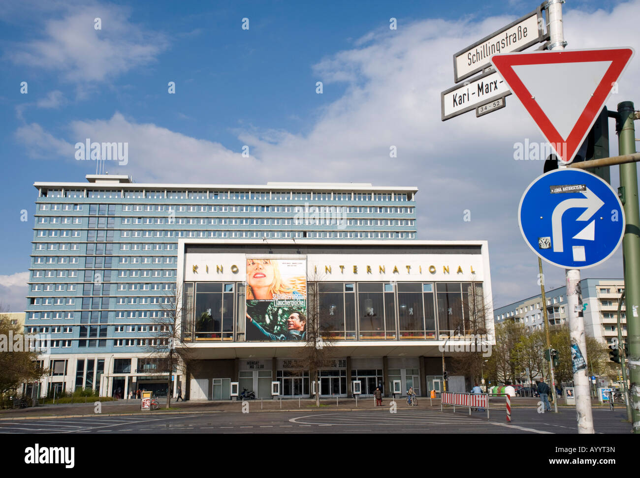 Famous Kino International cinema on Karl Marx Allee in Berlin Germany 2008 Stock Photo