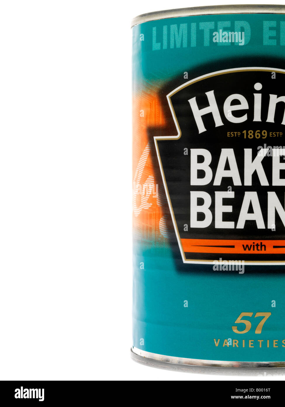 Baked Beans with Worcester Sauce Stock Photo