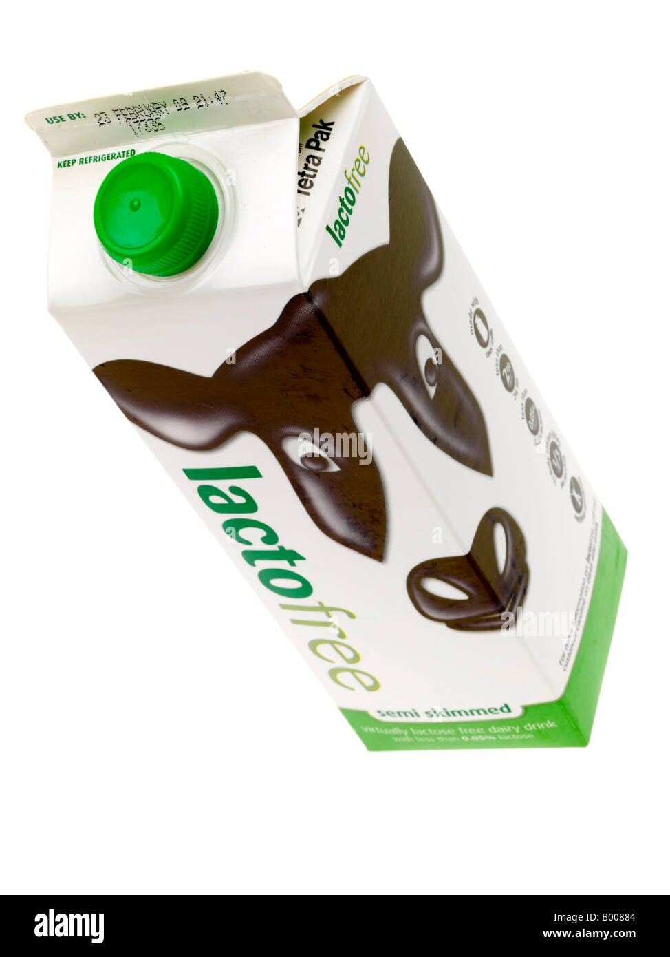 Lactose Free Semi Skimmed Milk Stock Photo Alamy