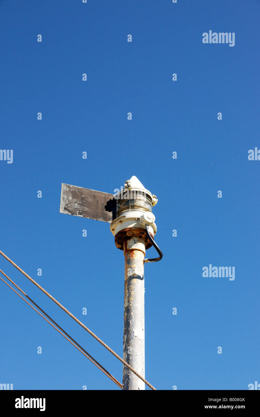 An old signal lamp for shipping at Port fairy Victoria Australia. Stock Photo