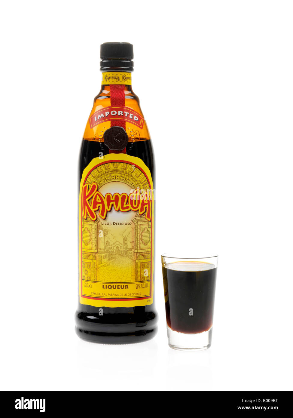 Bottles of flavoured liqueur shots hires stock photography and images