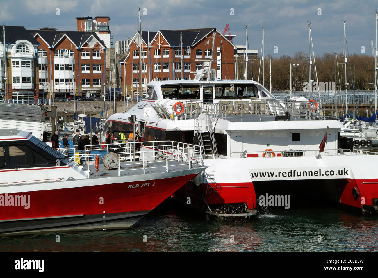 Red Jet Catamarans operated by Red Funnel Company between Southampton