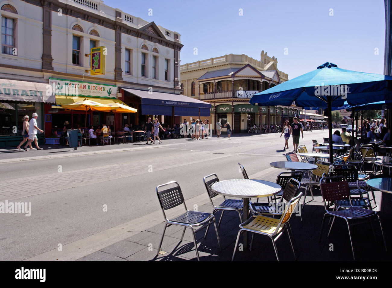 Roadside restaurant in Fremantle, Western Australia. Stock Photo