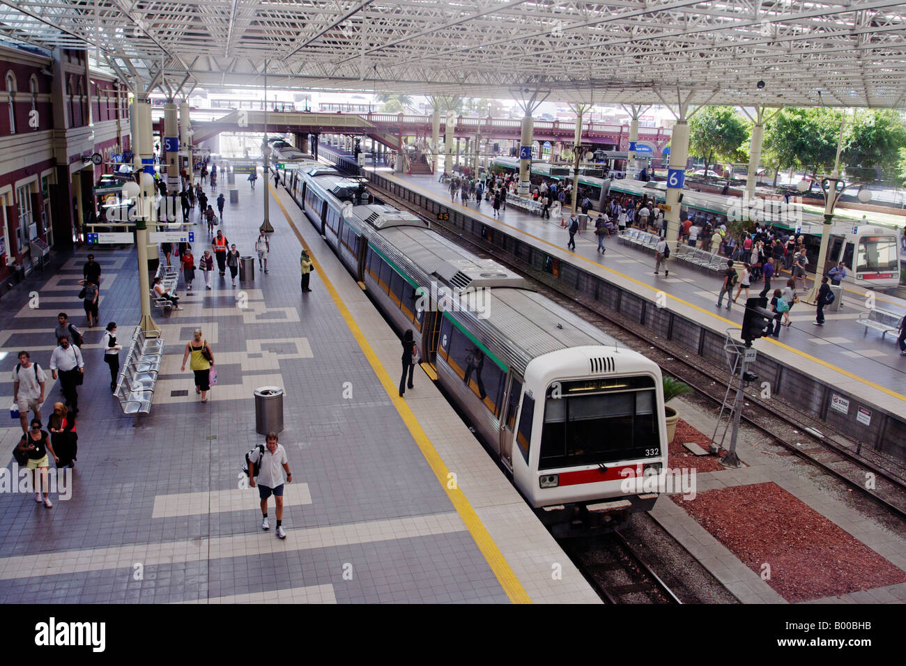 Perth train station Stock Photo Alamy