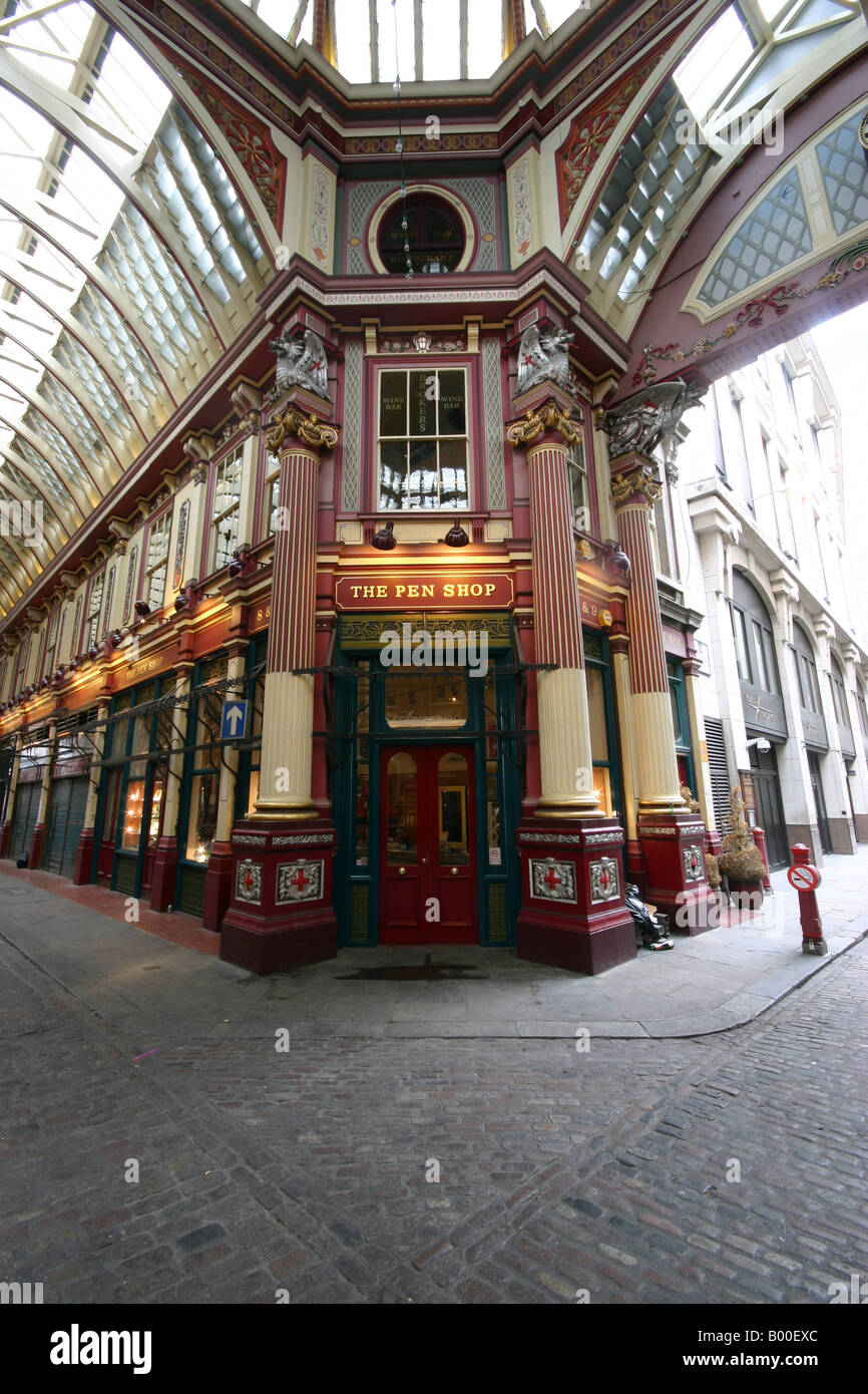 the pen shop Leadenhall, Market, London, England, historty, heritage ...