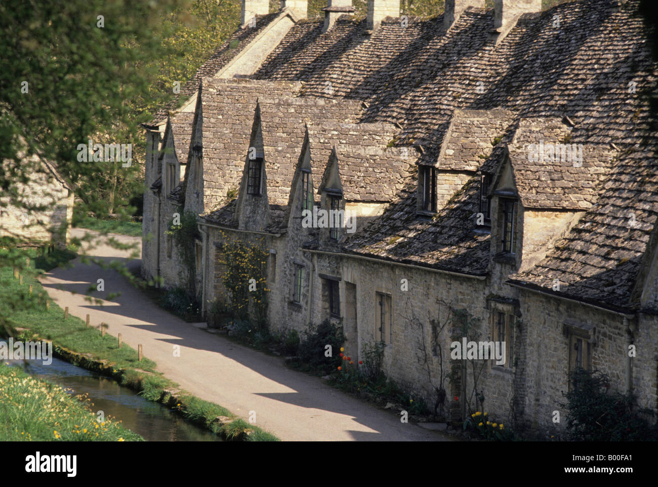 Cotswold village houses Stock Photo Alamy