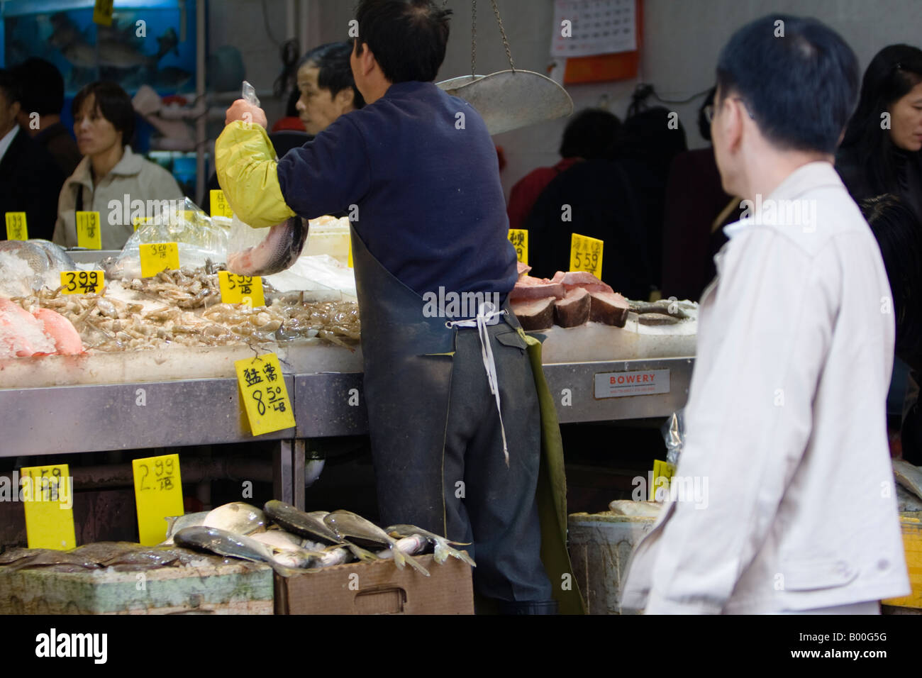 Fish market in Chinatown, Downtown Manhattan, NY, USA Stock Photo - Alamy