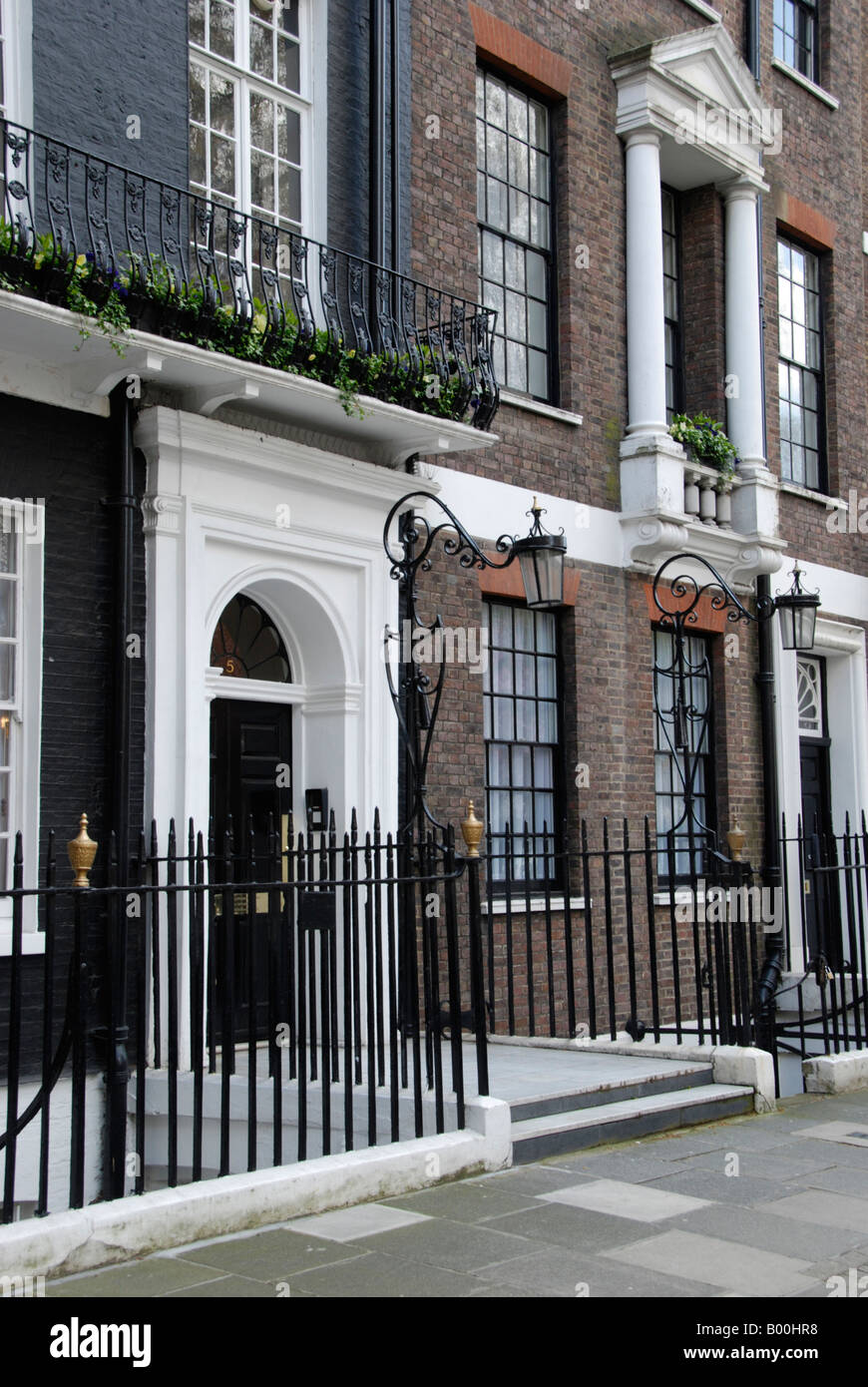 Period buildings in Manchester Square London Stock Photo