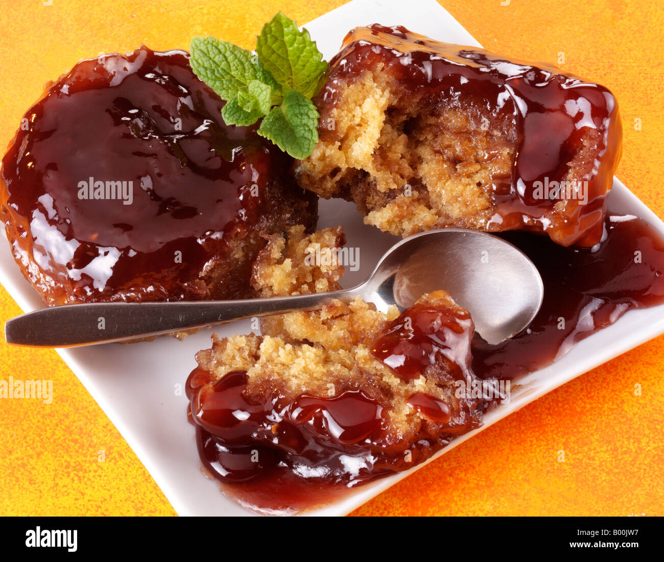 JAM ROLY POLY PUDDING Stock Photo Alamy