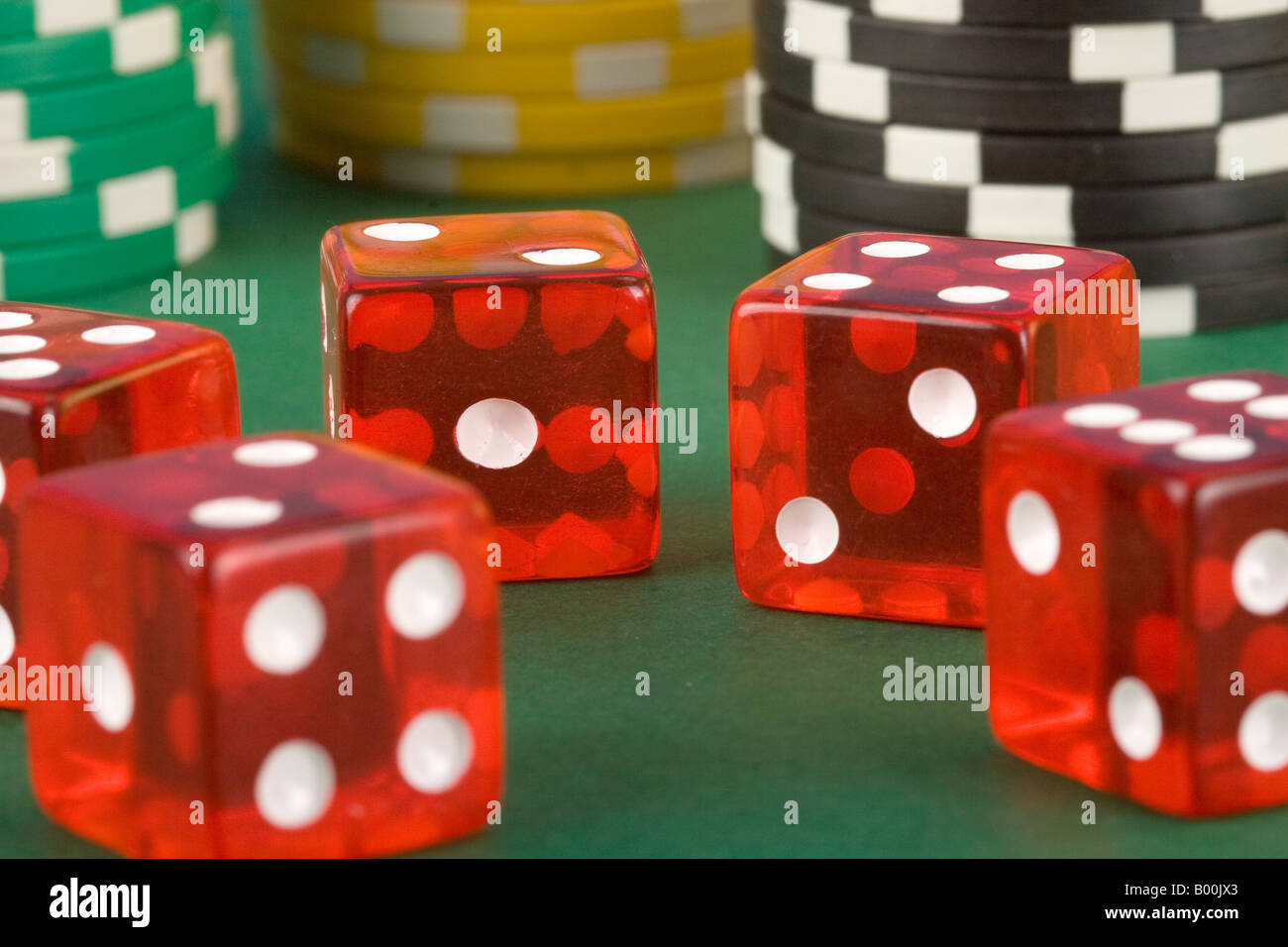 craps;game of dice Stock Photo Alamy