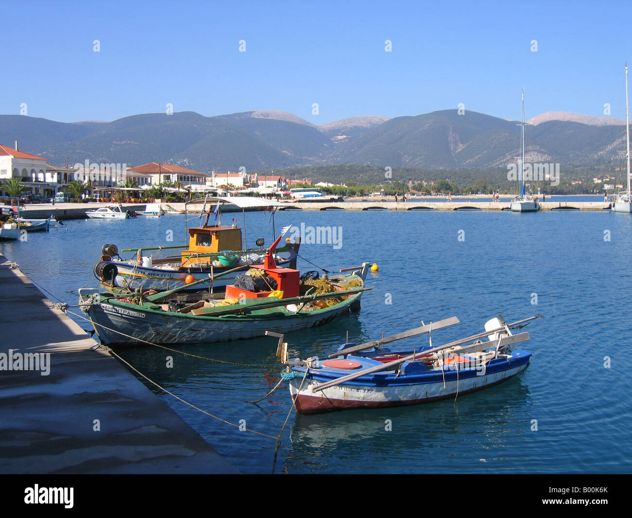 Port of Sami, Kefalonia Greece Stock Photo - Alamy