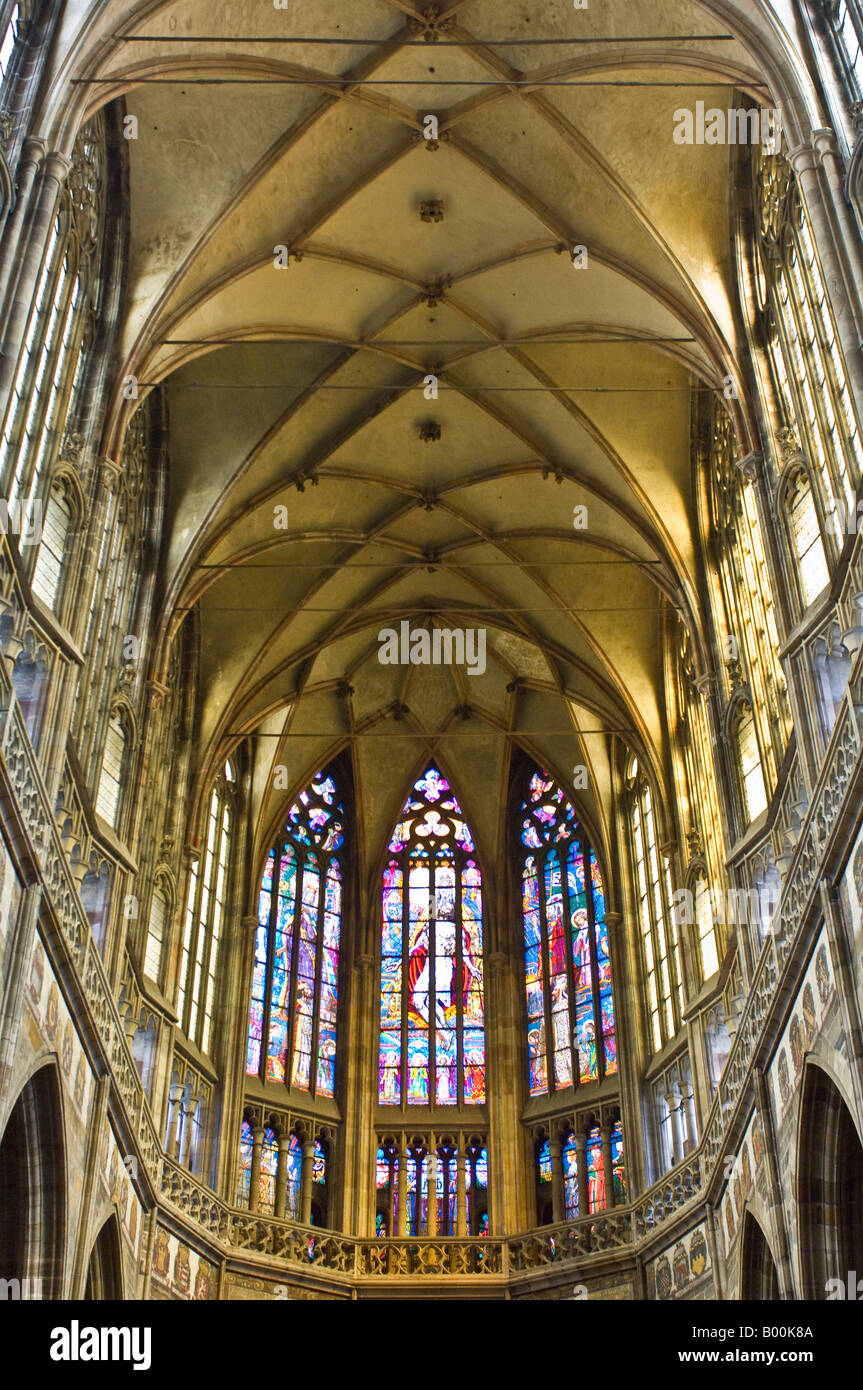 St. vitus cathedral interior hi-res stock photography and images - Alamy