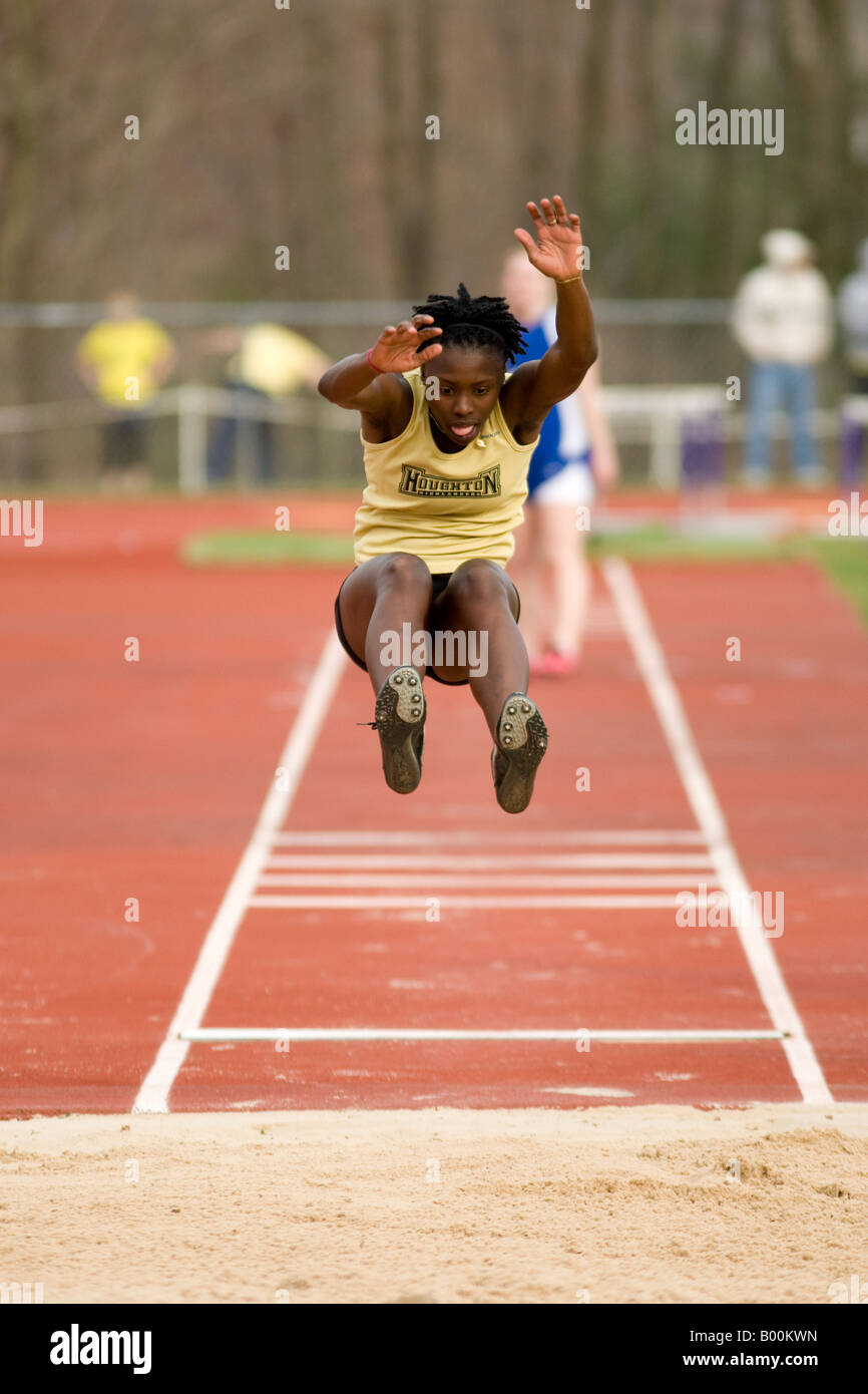 College Track and Field Stock Photo Alamy