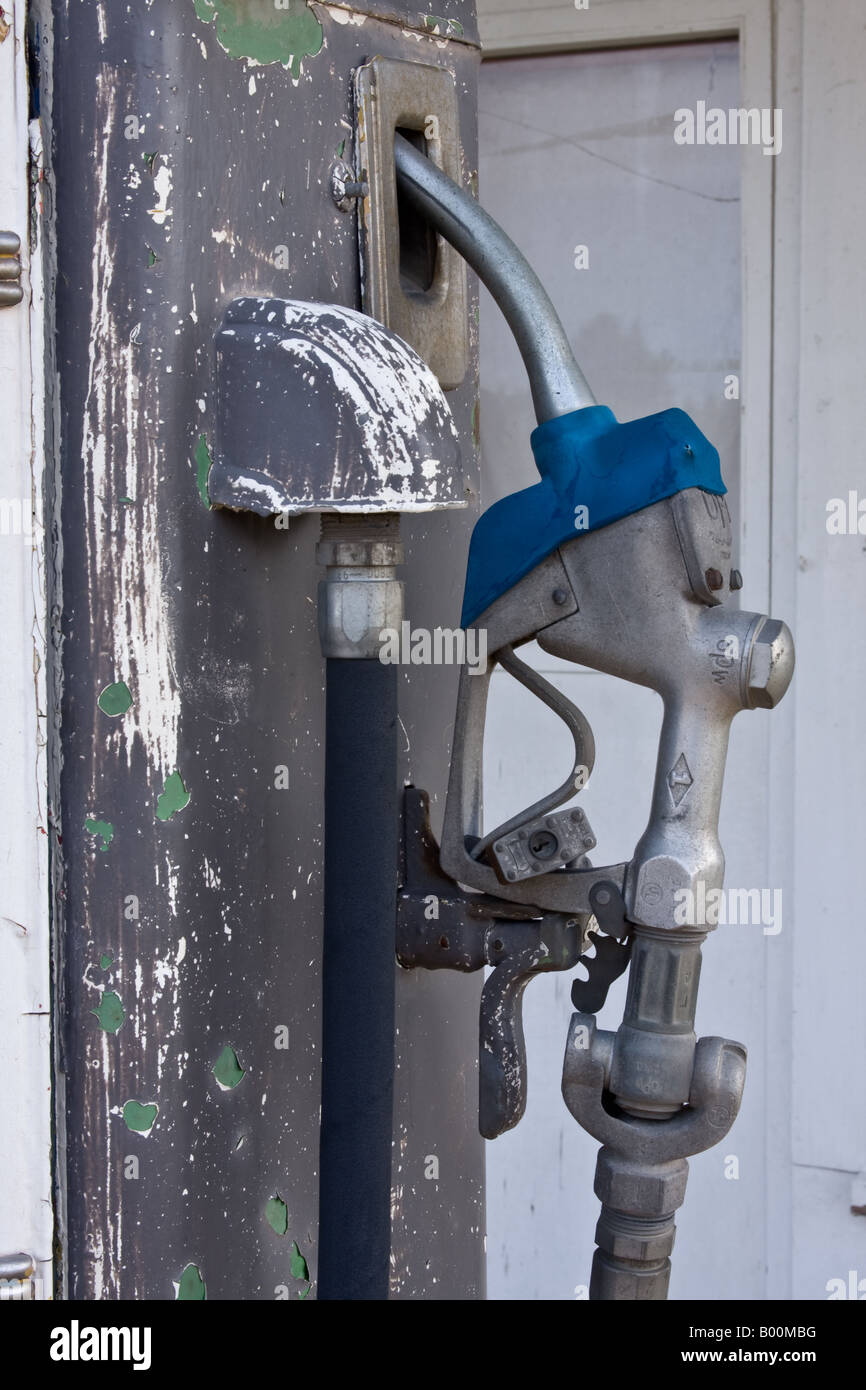 Old Gas Pump at a Station in Kent Oregon Stock Photo Alamy