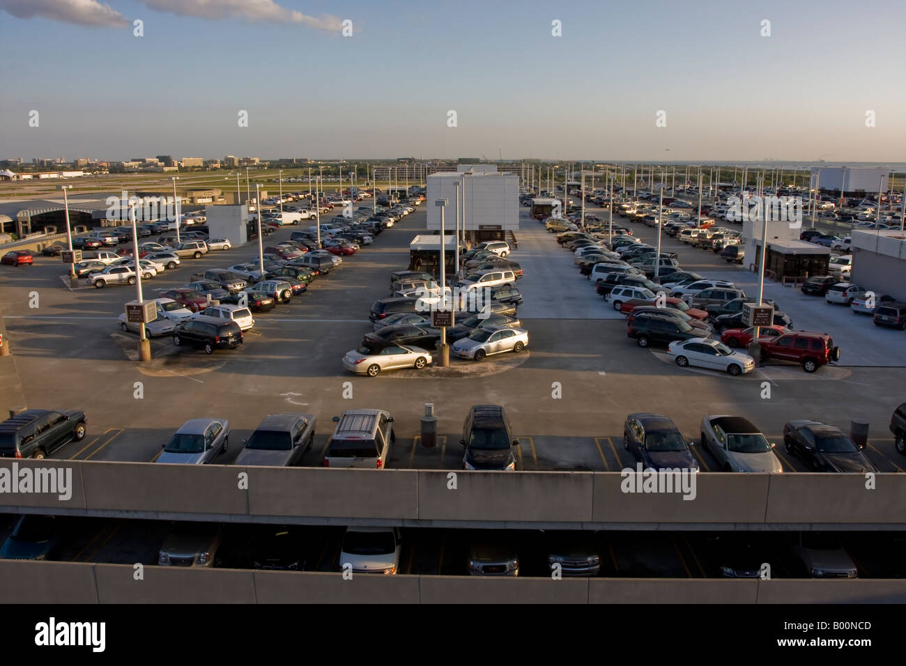 Full Parking Lot at Tampa International Airport in Tampa Florida USA U