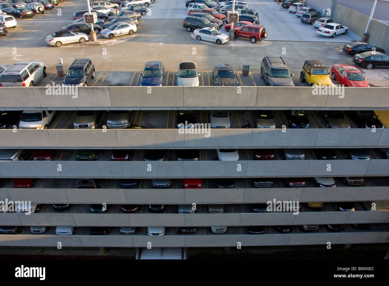 Parking Garage Abstract Stock Photo