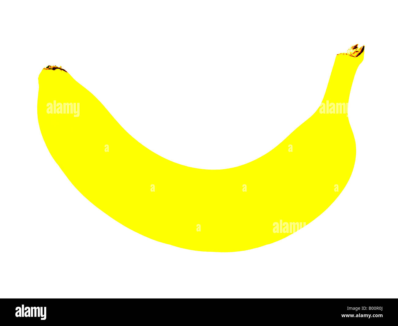 Banana shape hi-res stock photography and images - Alamy