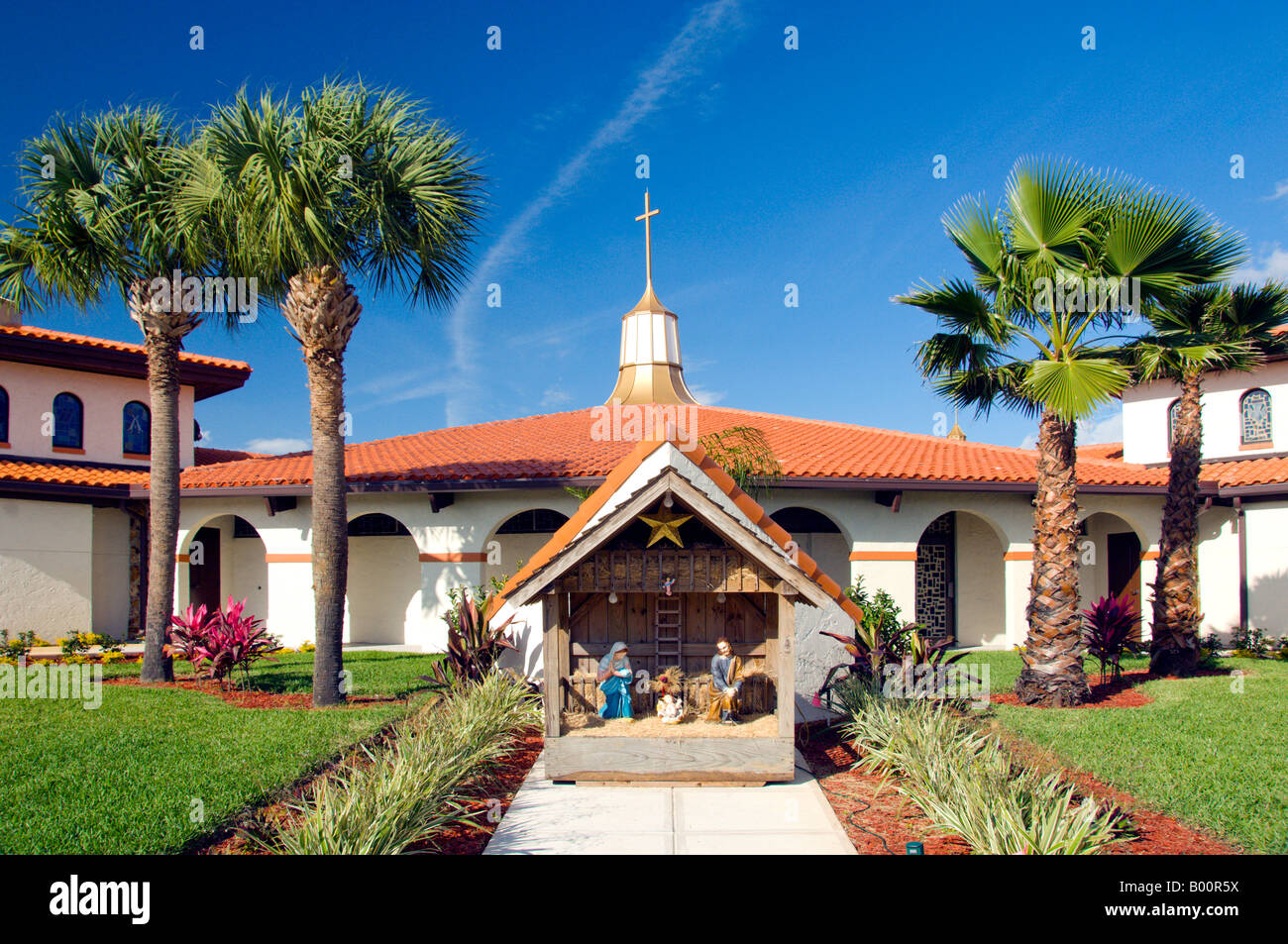 St Thomas Aquinas Catholic Church in St Cloud near Kissimmee Florida USA Stock Photo