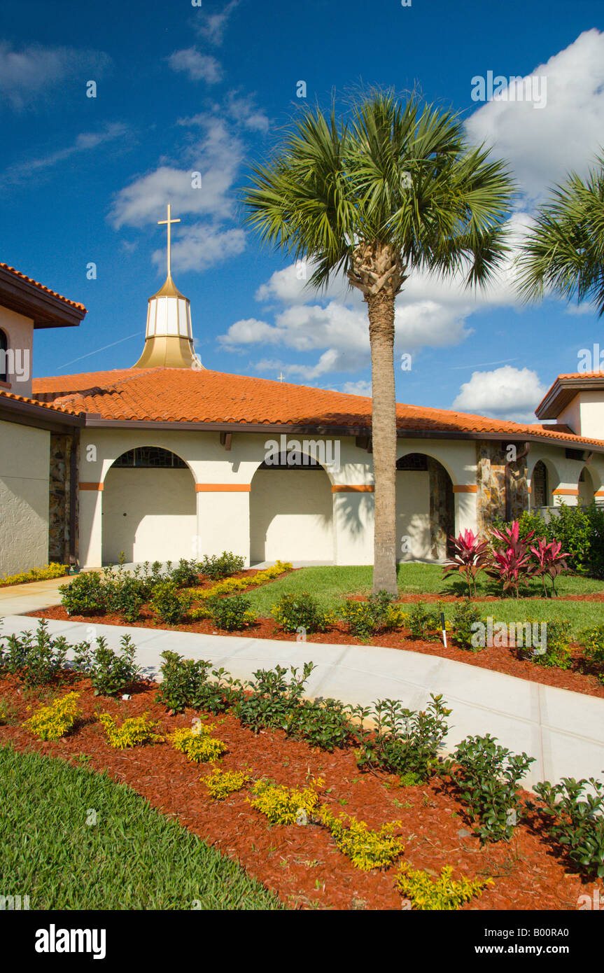 St Thomas Aquinas Catholic Church in St Cloud near Kissimmee Florida USA Stock Photo