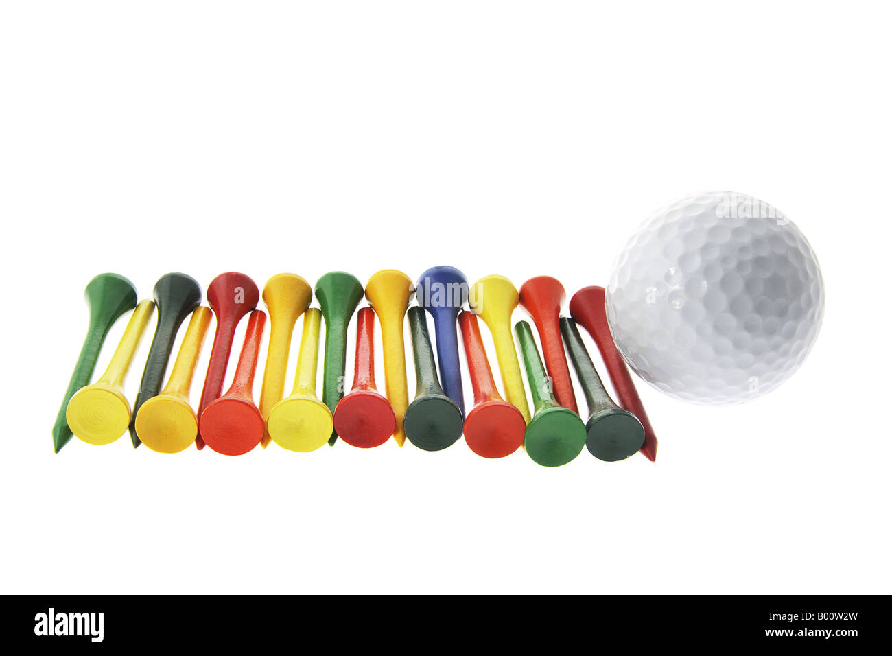 Golf Ball and Golf Tees Stock Photo Alamy