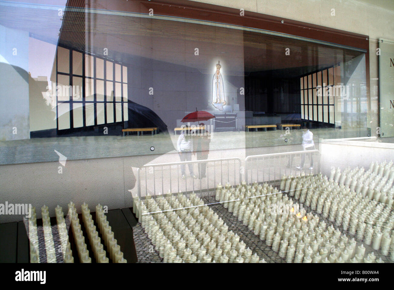 Candle Shrine of Our Lady of Fatima, Portugal Stock Photo Alamy