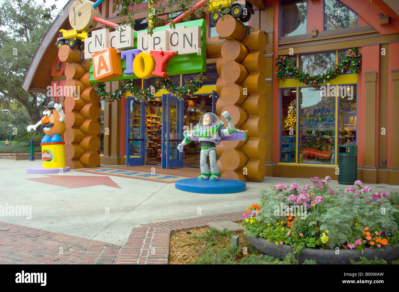 Once Upon a Toy shop in Downtown Disney in Orlando Florida USA Stock Photo