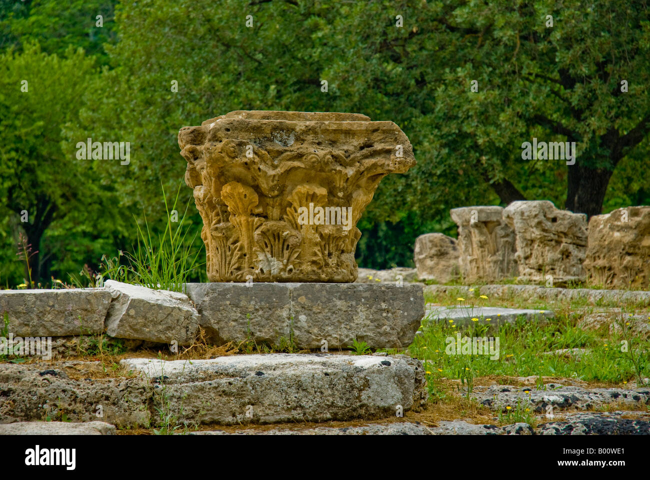 Olympia, Greece - home of the first, original Olympics Stock Photo