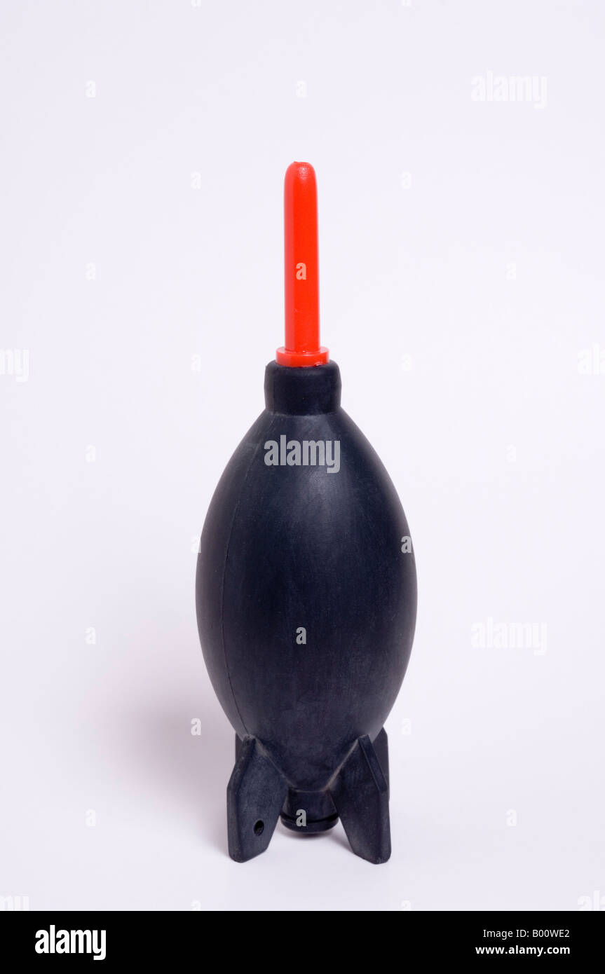 Rocket Blower For Shifting Dust On Cameras Stock Photo
