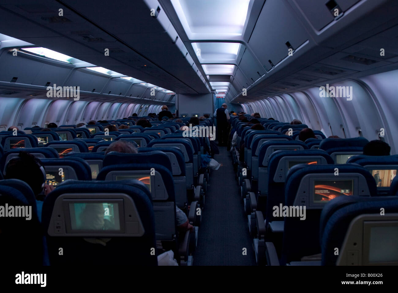 Air Canada Boeing 767-300ER interior on route from London to Toronto Stock  Photo - Alamy