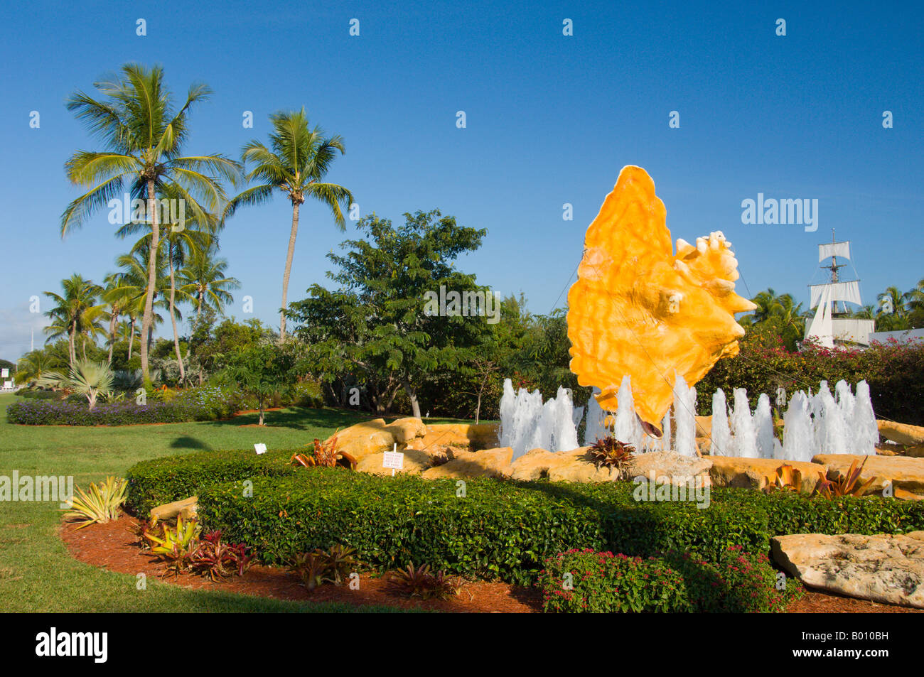 The Theater of the Sea entrance gate in Islamorada Florida Keys USA