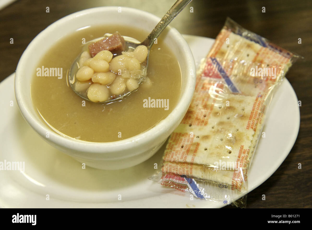 Florida Osceola County,Orlando,Kissimmee,Toho Square,Robinson's Coffee Shop,cup,soup,white beans