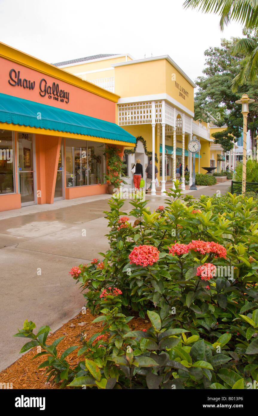 The Shaw Gallery in Naples Florida USA Stock Photo Alamy