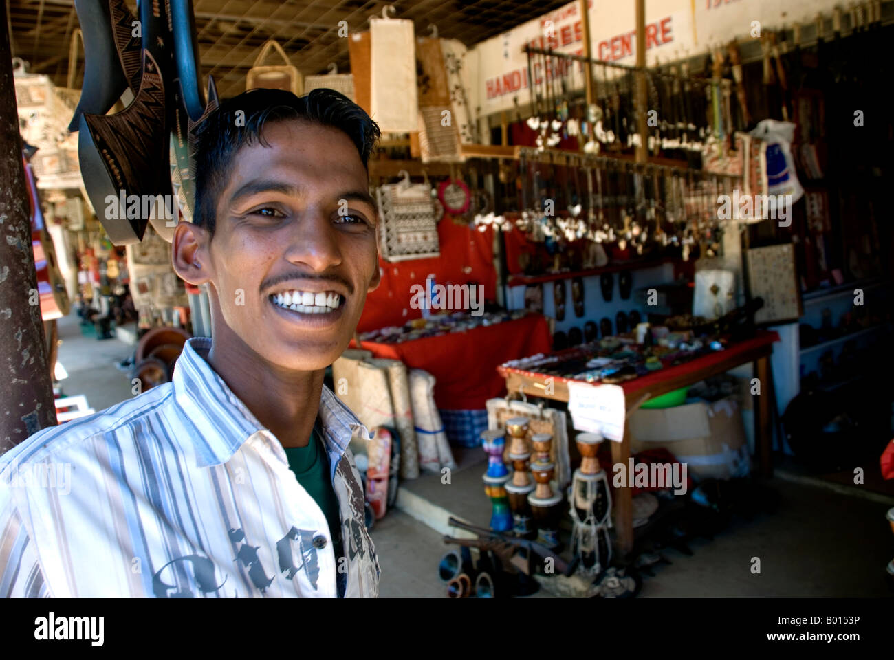 fiji nadi handicraft centre Stock Photo