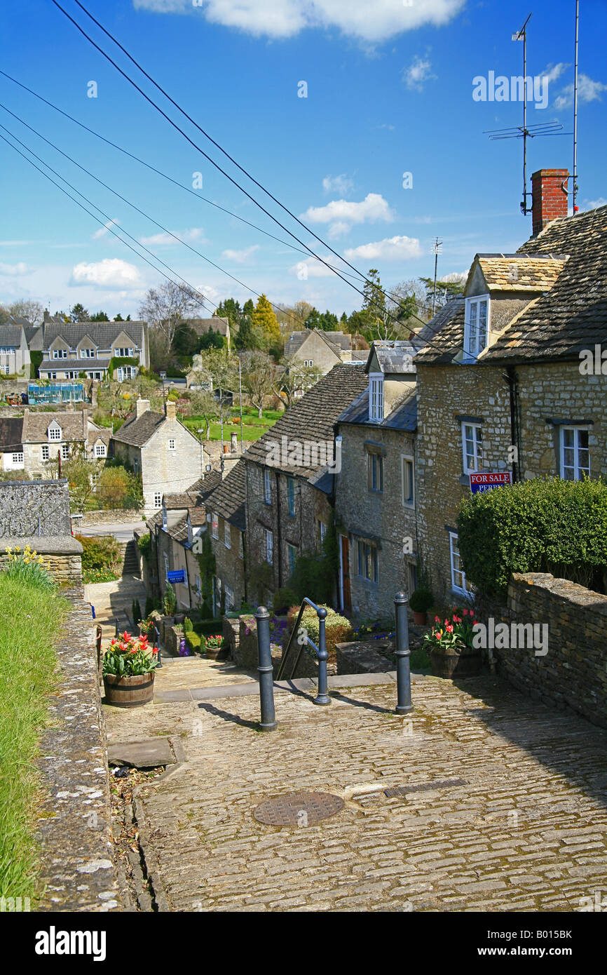 Chipping Steps in Tetbury Gloucestershire UK Stock Photo