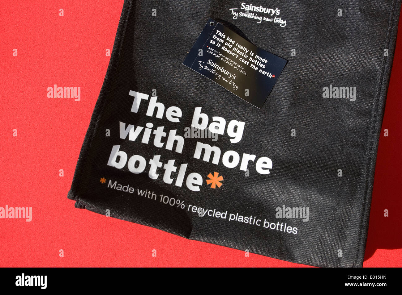 Reuse shopping bags made from old plastic bottles Sainsburys