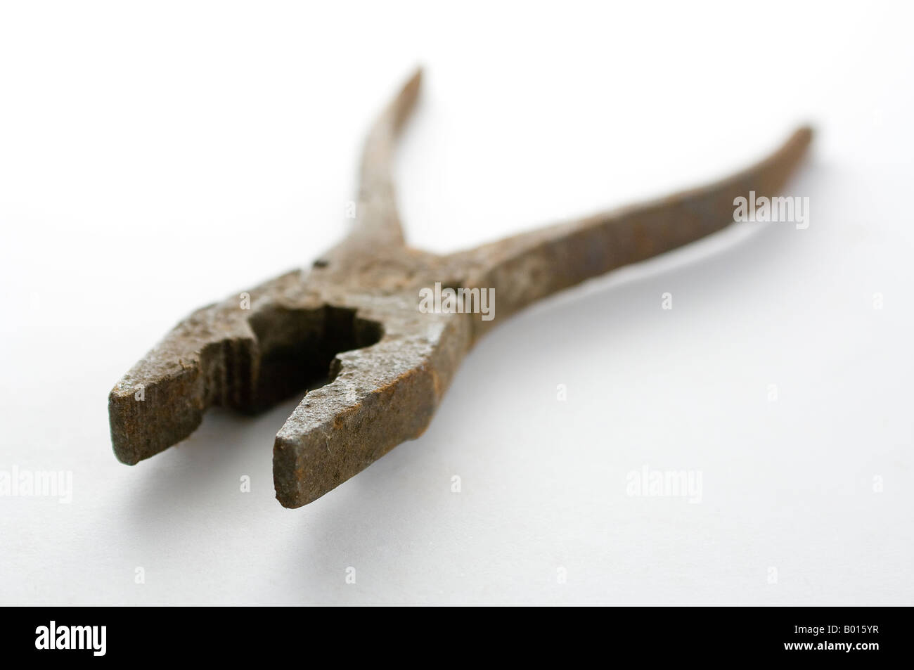Old Rusty Pliers Stock Photo