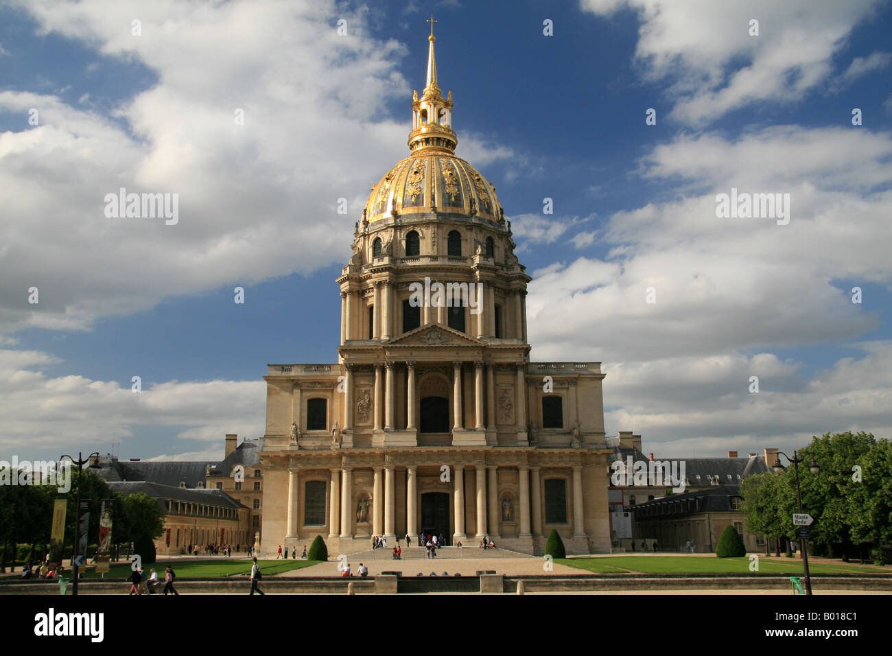 The Eglise du Dome in Paris, final resting place of Napoleon Bonaparte