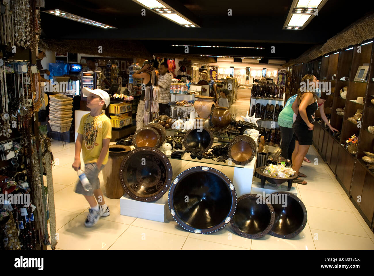 fiji nadi tappoo shop Stock Photo Alamy