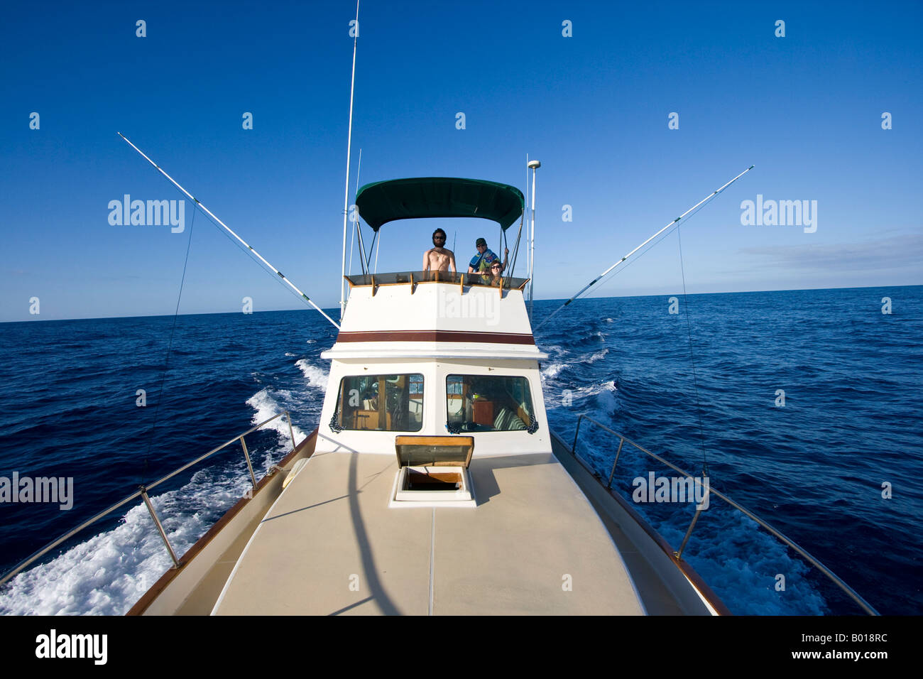 Deep sea fishing boat, Oahu, Hawaii Stock Photo Alamy