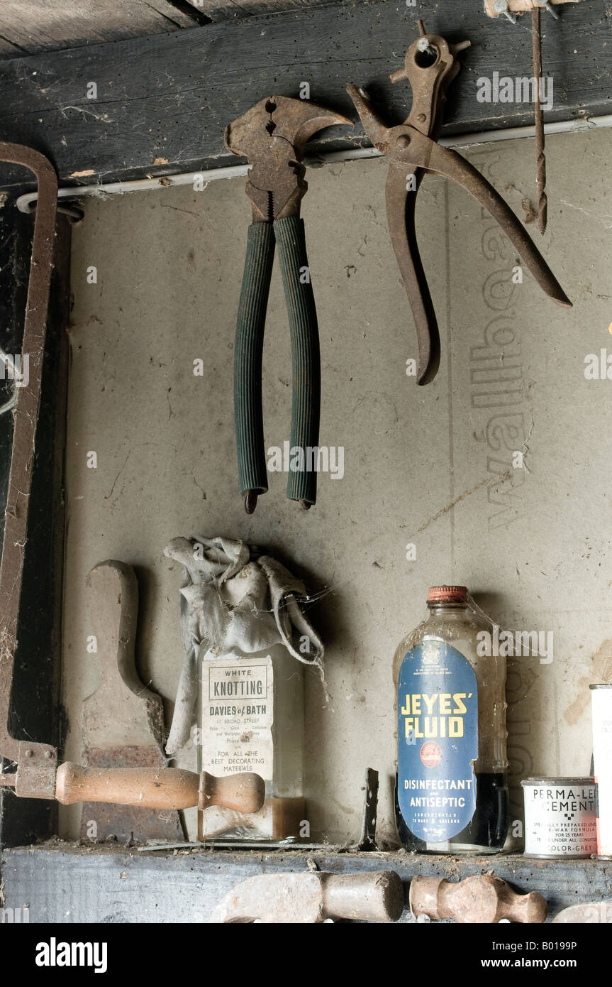 Old Rusty Tools Old Workshop Stock Photo Alamy