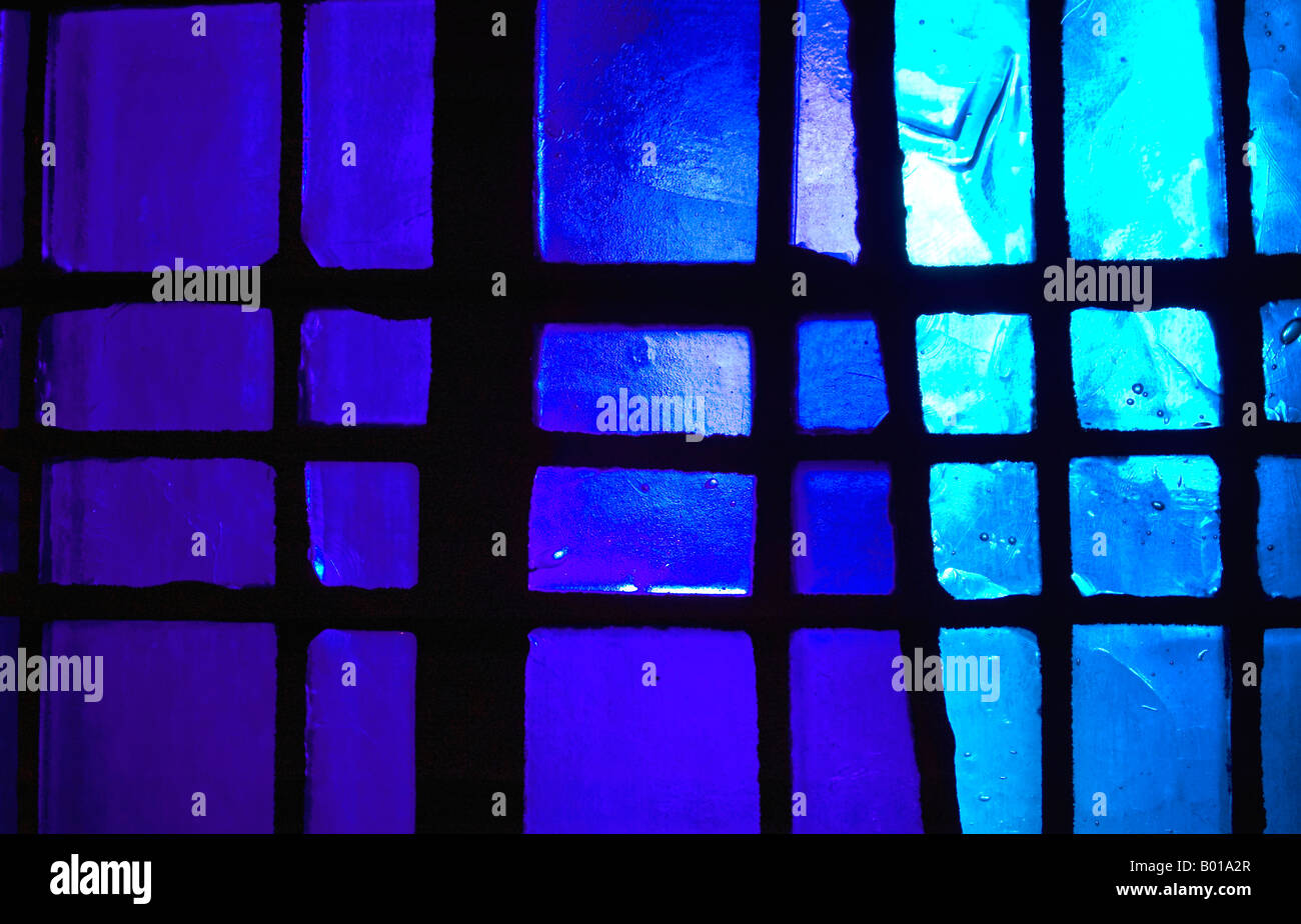 Creative, abstract image of stained glass window, Metropolitan