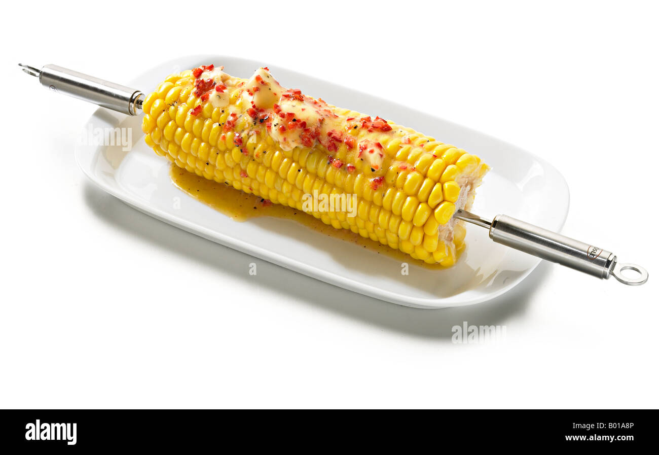 corn on the cob Stock Photo