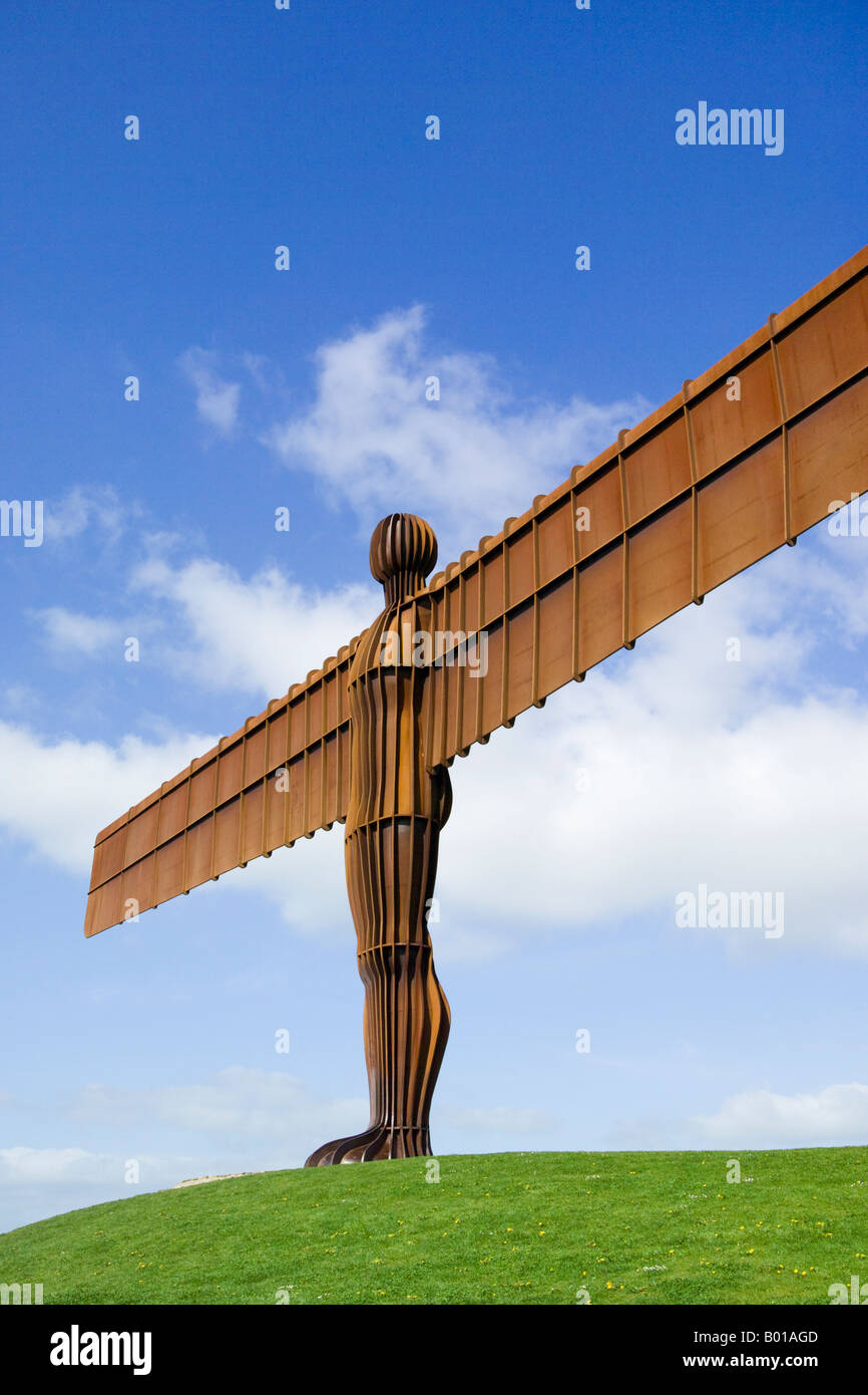 The Angel of the North sculpture by Anthony Gormley at Gateshead, Tyne ...