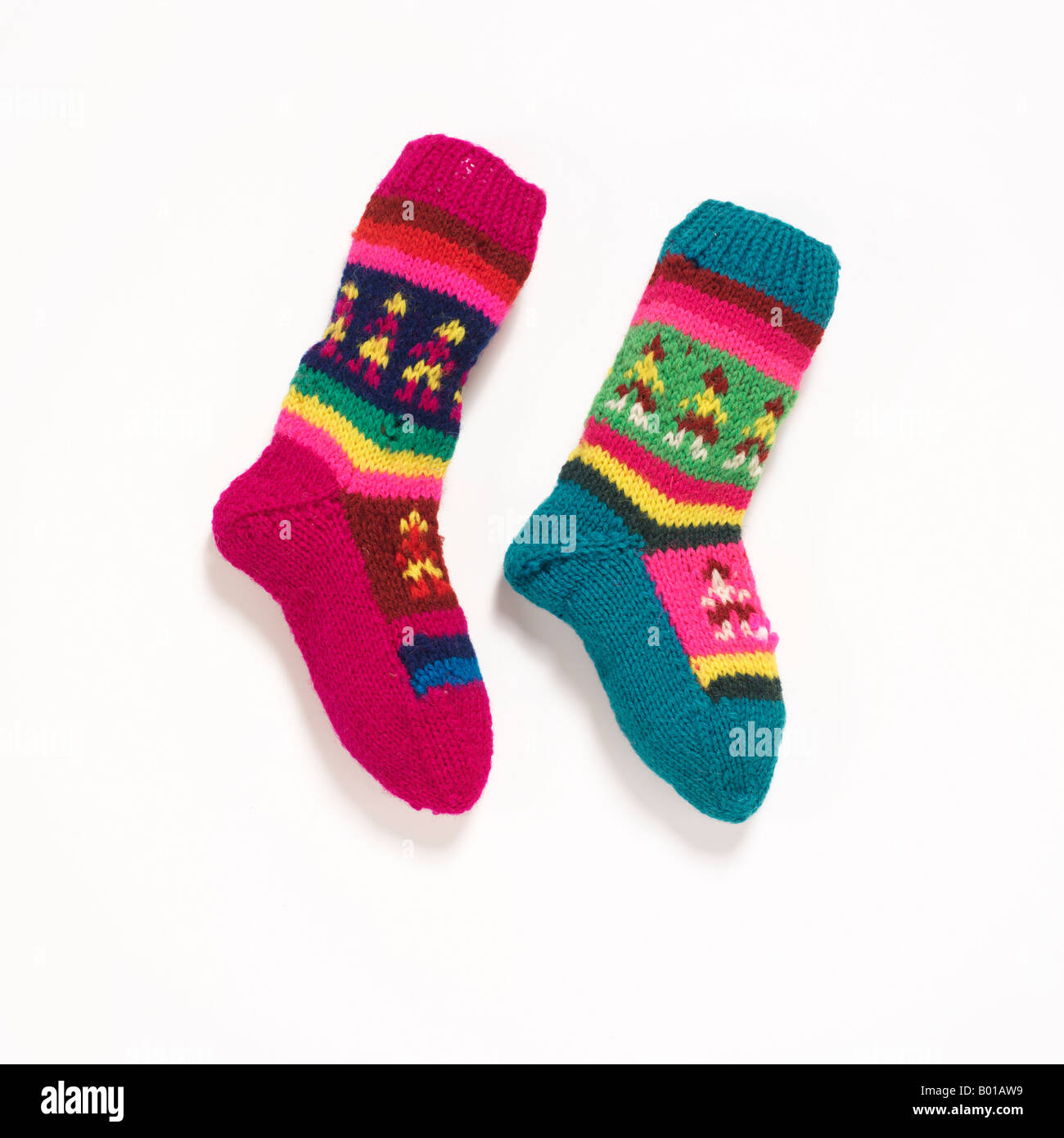 christmas stockings Stock Photo